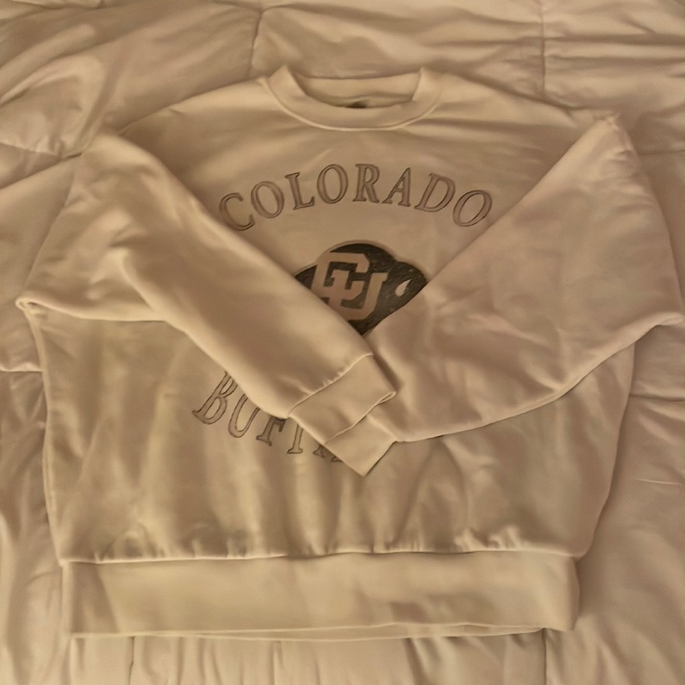 White University of Colorado Boulder Crewneck